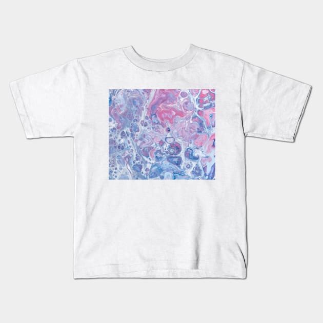 Bubble Pink Soap Kids T-Shirt by Simonpeters98